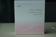 Карточка коробки розовой бумаги Sade упаковывая белая для маски косметики коллагена женьшени