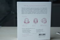 Карточка коробки розовой бумаги Sade упаковывая белая для маски косметики коллагена женьшени