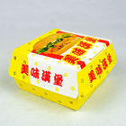 Гамбургера бумажной коробки качества еды коробка устранимого упаковывая с подгонянным логосом