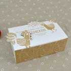 Напечатанная логосом коробка цыпленка попкорна, устранимая бумажная коробка для быстро-приготовленного питания