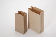 Конфеты хлеба еды подарка бумажных мешков Брайна Kraft мешки Recyclable упаковывая для бутика