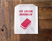 Подгонянный печатающ мешок еды сандвича арахиса/мороженного упаковывая бумажный