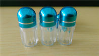 Бутылки таблетки прозрачной ясности ПС пластиковые для сексуальных таблеток упаковывая с крышкой металла