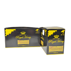 Высококачественный печатный дисплейный бумажный коробка бумажные карточки глянцевая черная поверхность бумажная коробка для королевского меда Packa