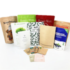 Биоразлагаемый бумажный пакет из крафт-бумаги с окном для пищи Мука, орехи, рис, чай Производство пищевых продуктов Прямая продажа