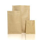 Ясным подгонянная фронтом сумка бортового уплотнения замка 3 застежка-молнии бумажных мешков упаковывая для гаек конфеты