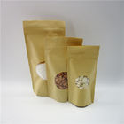 Овальные форменные подгонянные бумажные мешки/мешок порошка протеина риса упаковывая