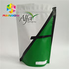 Эко- дружелюбная алюминиевая фольга стоит вверх сумки, пластиковый мешок упаковывая для порошка протеина чая.
