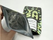 Подгонянное положение вверх по сумке пустого чая вакуума алюминиевой фольги мешка упаковывая с молнией