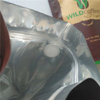 Ресеалабле пакетики чая упаковывая алюминиевую фольгу стоят вверх сумка кофе с клапаном