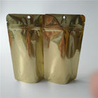 Логотип изготовленный на заказ стоит вверх мешки кофе, сумки упаковки еды золота металлические Зиплок