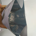 Завалка белого печатания равнины фильма упаковки еды сумки плоского дна верхняя с клапаном воздуха