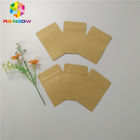 Многоразовые жара бумажных мешков 3 Крафт бортовая - загерметизируйте упаковку для пакета образца косметик