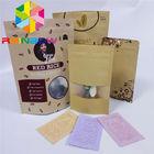 Эко- дружелюбная жара бумажной коробки еды упаковывая - загерметизируйте Зиплок клапан для кофейного зерна