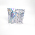 Шинны сумка лоснистого Холограм косметическая упаковывая Биодеградабле с прозрачным фронтом
