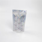 Шинны сумка лоснистого Холограм косметическая упаковывая Биодеградабле с прозрачным фронтом