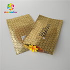 Штейновые лоснистые Зиплок полиэтиленовые пакеты упаковывая металлическое саше сусального золота для Кбд Кратом