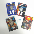Размер таблетки повышения носорога карты волдыря бумаги искусства упаковывая мужскими подгонянный коробками