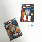 Размер таблетки повышения носорога карты волдыря бумаги искусства упаковывая мужскими подгонянный коробками