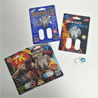 Представление пули контейнера носорога карты бумаги искусства 3Д мужское сексуальное увеличивая упаковку таблетки