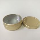 Повторно использованный материальный круглый алюминий залуживает контейнер водоустойчивый для косметических продуктов