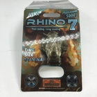 Носорог 7 карта волдыря 5000 капсул упаковывая бумажную мужскую сексуальную коробку дисплея таблеток 3Д