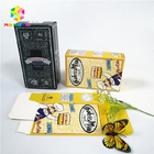 Лоснистый сияющий горячий штемпелюя логотип бренда ОЭМ напечатал коробки карты ресницы косметик подарка бумажной коробки упаковывая