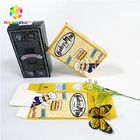 Лоснистый сияющий логотип дизайна ОЭМ напечатал коробки карты ресницы косметик подарка коробки бумажной карты упаковывая