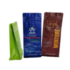 Лоснистые поверхностные пакетики чая упаковывая дно сумок кофе 250г плоское кладут жару в коробку мешка - уплотнение