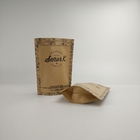 Стойте вверх Ziplock сумки кофе изготовителей бумаги 12oz Брауна Kraft сумки кофе Mylar упаковывая с клапаном