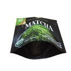 Изготовленный на заказ печатая ZipLock кладет сумки в мешки упаковки порошка зеленого чая Matcha мешка стойки алюминиевой фольги вверх