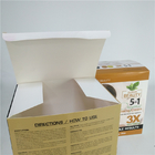 Изготовленная на заказ напечатанная сливк картона лицевая упаковывая косметическую коробку бумаги Skincare для тензида прачечной