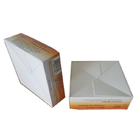 Vmpet доски цвета слоновой кости коробки 350G бумаги дисплея ISO CMYK закуски упаковывая