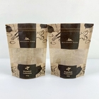 Изготовленная на заказ напечатанная сумка упаковки еды закуски чая кофе Kraft Resealable мешка стойки вверх бумажная с прямоугольным окном