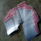 Малые мешки прозрачной пластмассы упаковывая с застежкой -молнией для пакета серьги