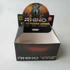 Изготовленная на заказ печатая коробка бумаги дисплея носорога для карты волдыря носорога 69