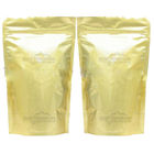 Мешки алюминиевой фольги золота квадратные нижние напечатали штейновую отделку для упаковывать кофе