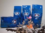 Стороны Gusset мешка чая клапана/застежки -молнии упаковывая отделка голубой цветастая напечатанная штейновая