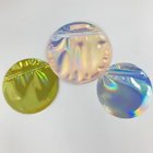 Сумки фольги простого Hologram Plack Ziplock упаковывая съестной круглый мешок Mylar круга