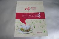 Пакетик чая плоской алюминиевой фольги изготовленный на заказ упаковывая для чая франчуза розового