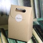 Простая коробка Брайна Kraft бумажная для подарка упаковывая, подгонянного печатания