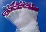 Водоустойчивые прозрачные мешки PVC Pothook пластичные упаковывая для одежд носок