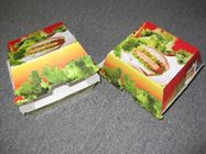 Коробка печатания белого Paperboard цветастая бумажная упаковывая для гамбургера
