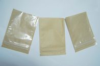 Ясные передние мешок уплотнения бумаги 3 Брайна Kraft бортовой для упаковывать печений