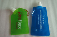 Зеленый голубой гибкий мешок для жидкости/полиэтиленового пакета для жидкости с логосом печати