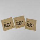 Изготовленная на заказ жара логотипа - сумки уплотнения уплотнения 3 сумка мешка алюминиевой фольги Kraft бортовой плоская бумажная
