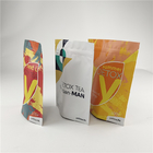 Высококачественный логотип на заказ, печатные пищевые пакеты для упаковки закусочных с резьбой