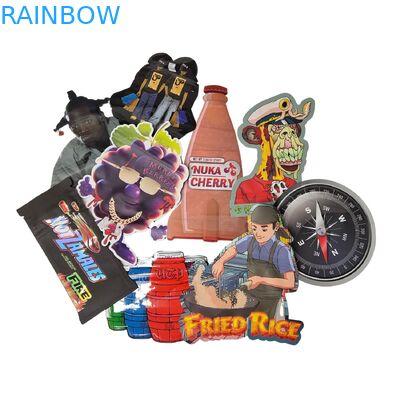 Съедобные 3,5 граммовые пакеты с милером с циплоком специальной формы конфеты травы печенье жвачка