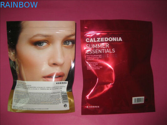 CMYK, мешок ЛЮБИМЧИКА Pantone/AL/PE косметический упаковывая для влажного полотенца, силы перлы