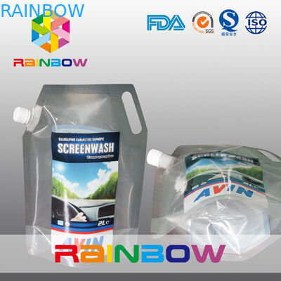 доказательство воды 3Л прозрачное или печатание стоят вверх сумка бутылки мешка Споут жидкостная